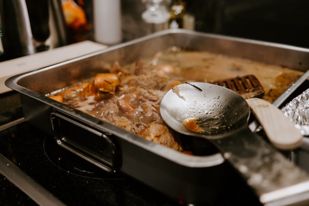 Photo of a dish being cooked by Photo by Claudio Schwarz @purzlbaum on Unsplash